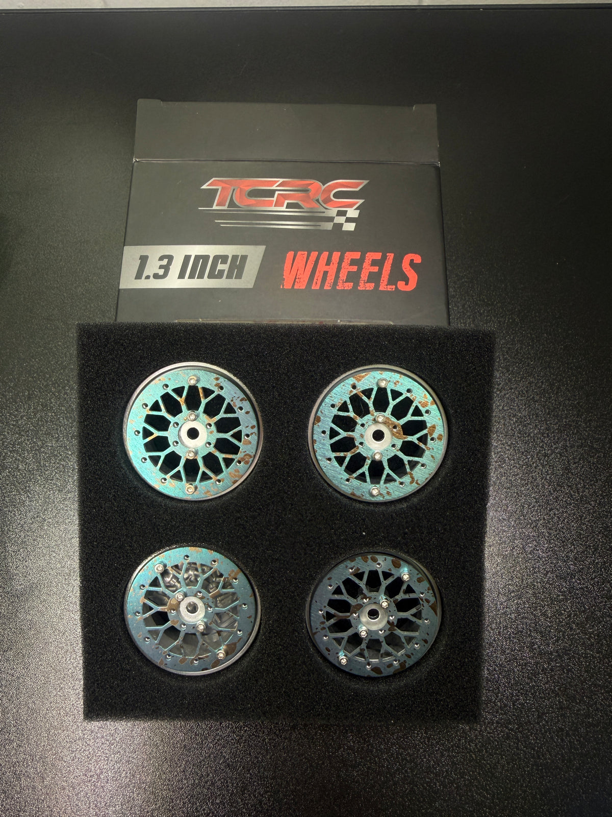1.3 TCRC wheels blue/green