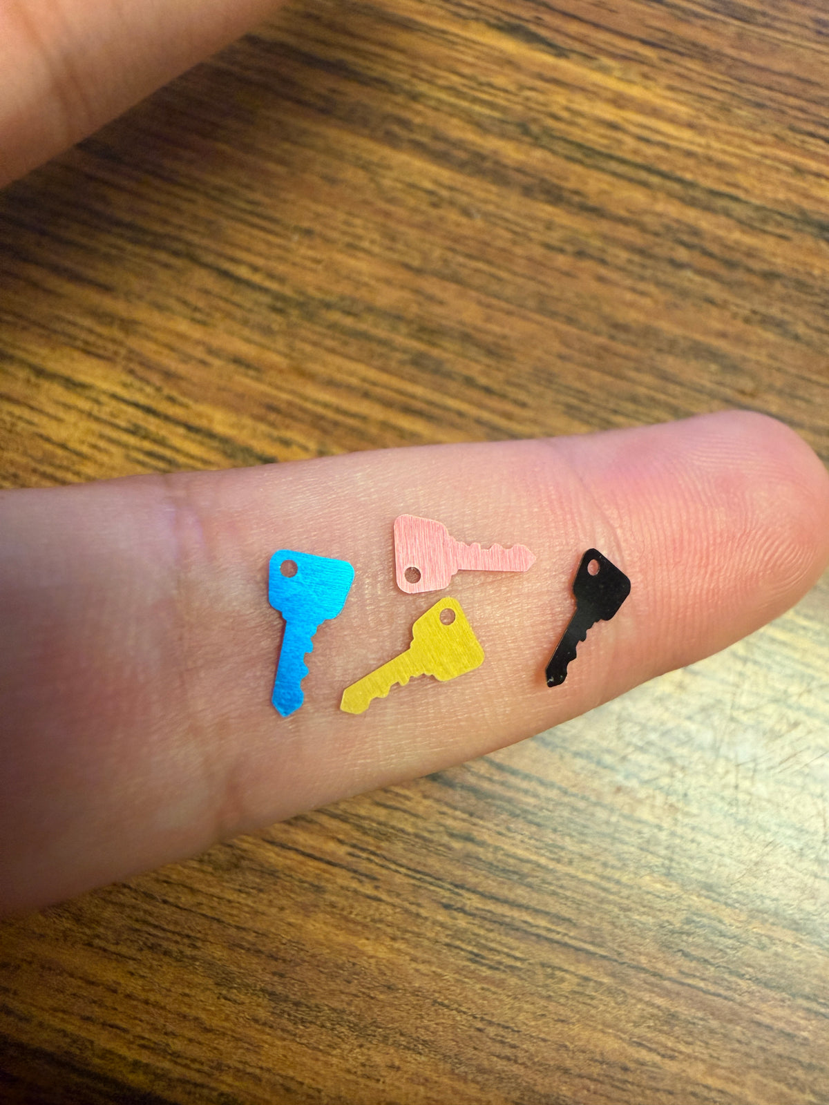 1/10 scale aluminum key